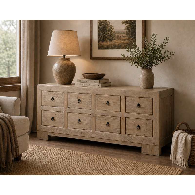 Capri 89'' W Solid Wood Sideboard