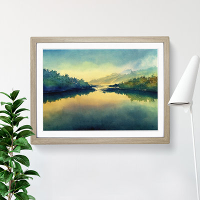 Serene River - Framed Print