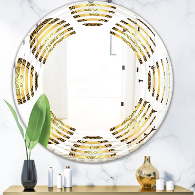 Motif avec miroir mural VI