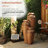 Outdoor Weather Resistant Floor Fountain with Light