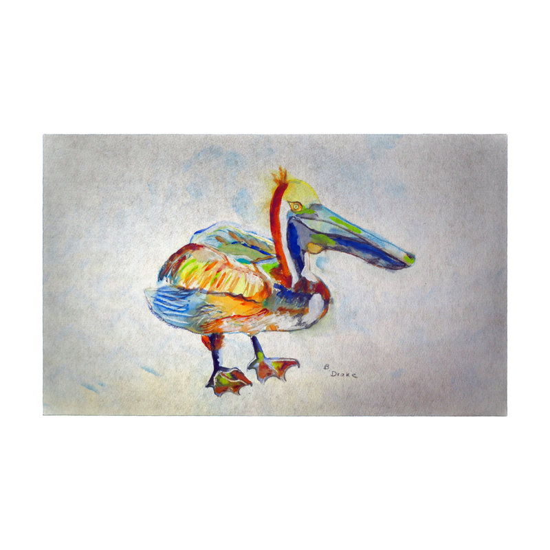 Tapis d'entrée / extérieur Torrez Pelican, Rectangle 1 pi 6 po x 2 pi 2 po