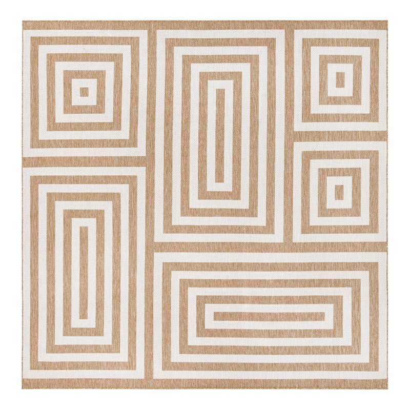 Forte Hower Rug, Carré 10 pi