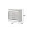 Table de chevet 2 tiroirs Glam