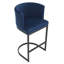 Adelaid Upholstered Counter Stool with Metal Frame-1199951140