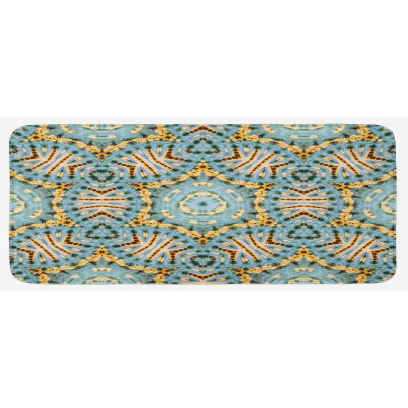 Rustic Polyester Kitchen Mat