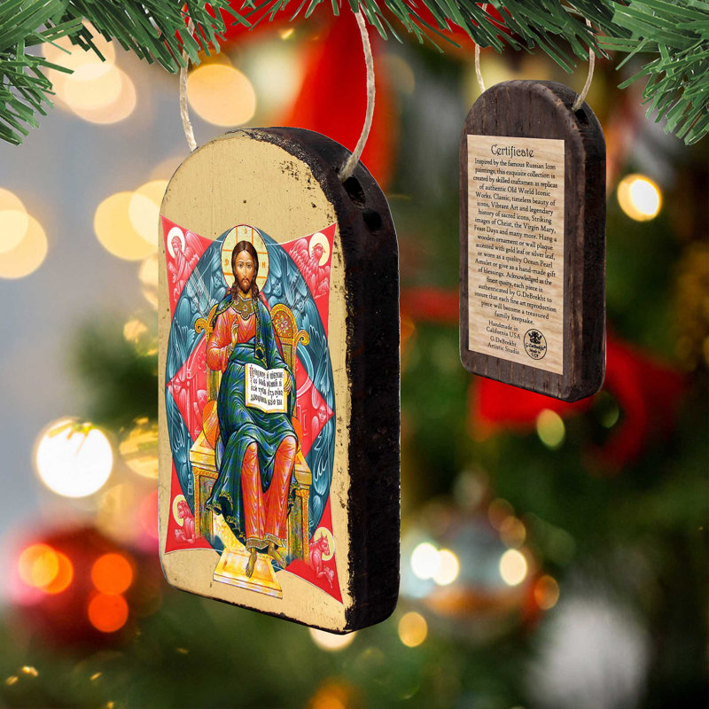 Ornement photo en bois « inspiration jesus »