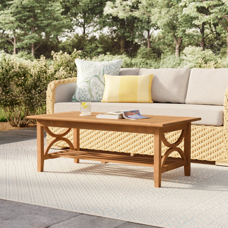 Brunswick Teak Coffee Table, Natural