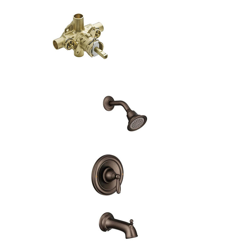 Robinet de baignoire et douche Brantford Brantford avec valve brute et Posi-Temp