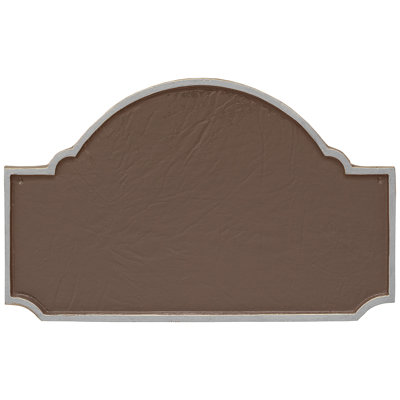 Plaque d'adresse murale standard 1 ligne Fitzgerald