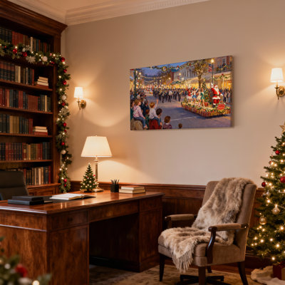 «Christmas Christmas Parade», ensemble de 3 impressions sur toile