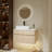 32" Wall-Mounted Bathroom Vanity with Ceramic Sink and Soft-Close Doors-431069734