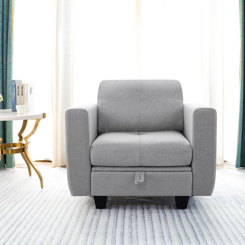 Natricia Loveseat Sofa Couch with Storage, 1