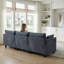 Canapé de 108 pouces, canapé 3 places avec repose-pieds autoportant et port USB-129443131