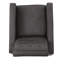 Fauteuil inclinable manuel capitonné à boutons-1758707549