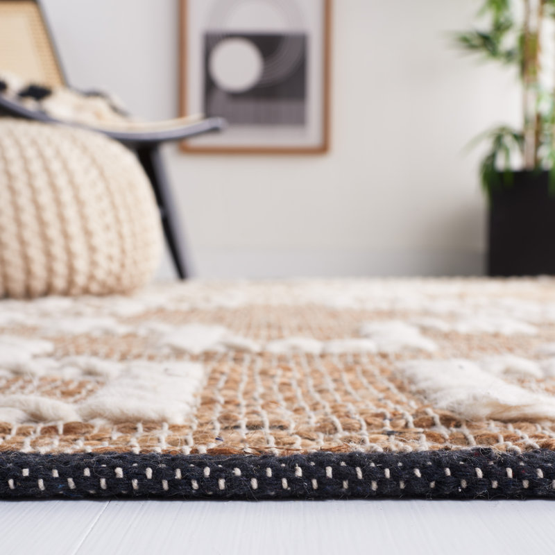 Tapis en fibre naturelle 375 Adriyel, Rectangle 4 pi x 6 pi