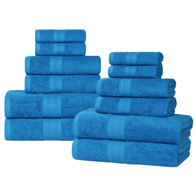 Hannu 12-Piece Sustainable Cotton Towel Set