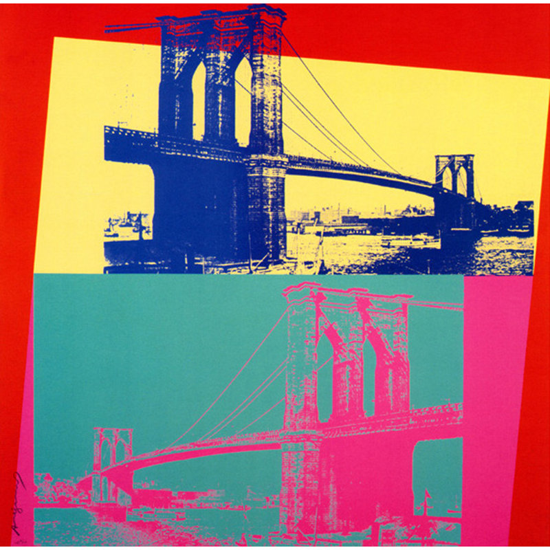 Pont de Brooklyn ,83, H 15 po x l 15 po