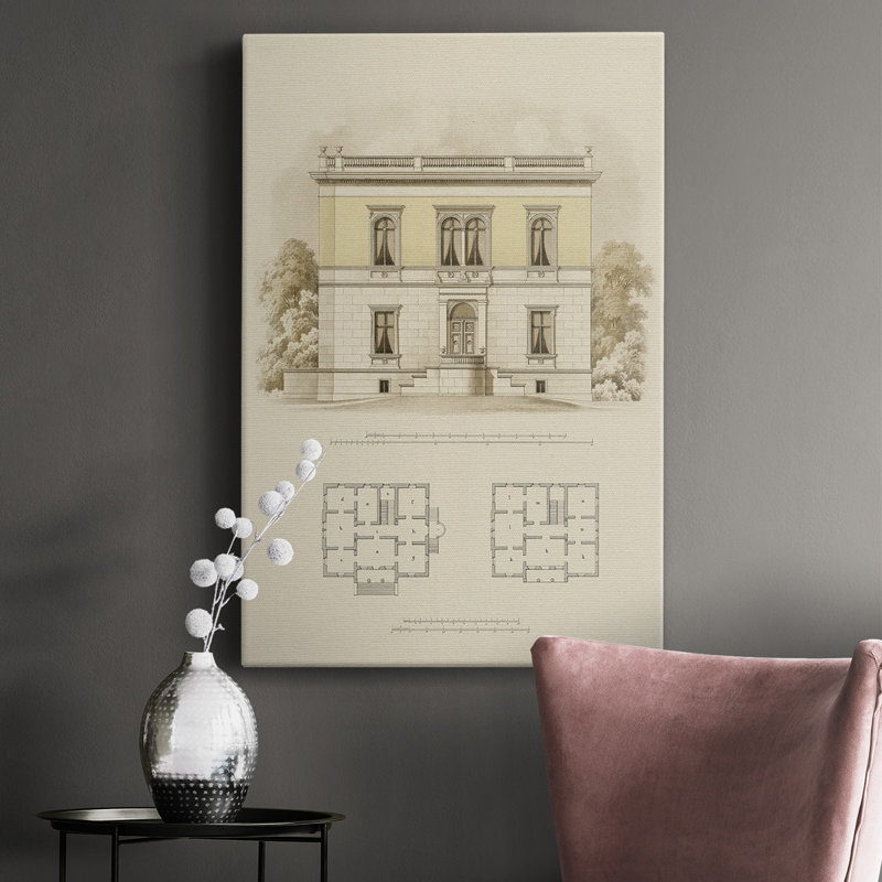«Estate and Plan V», impression sur toile tendue, H 48 po x l 32 po x P 1 po