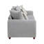 Canapé chenille gris