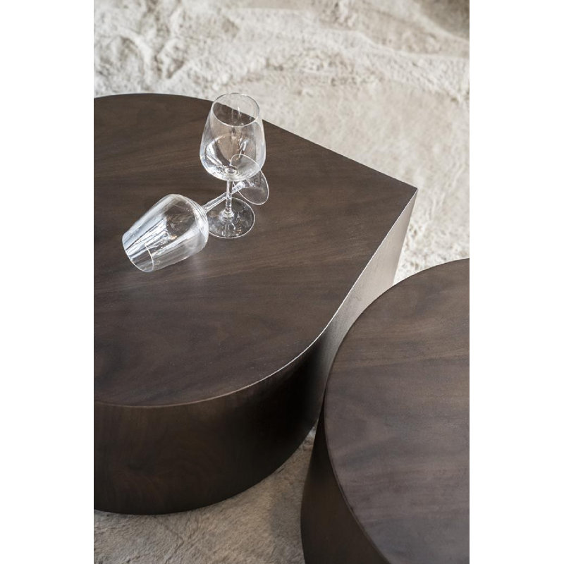 Jules End Table, Dark Brown