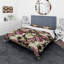 Ensemble de housse de couette designart à fleurs pivoines-35228092