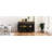 54Inch Large Kitchen Island With Rubber Wood Drop Leaf, Embossed Texture Rolling Kitchen Cart On 4 Wheels With 4 Doors And 3 Drawers, Kitchen Island With Storage For Kitchen, Dining Room-1550902253