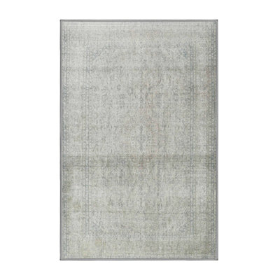 Tapis gris/beige traditionnel Mastroianni