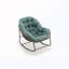 Chaise berçante d'extérieur avec coussin