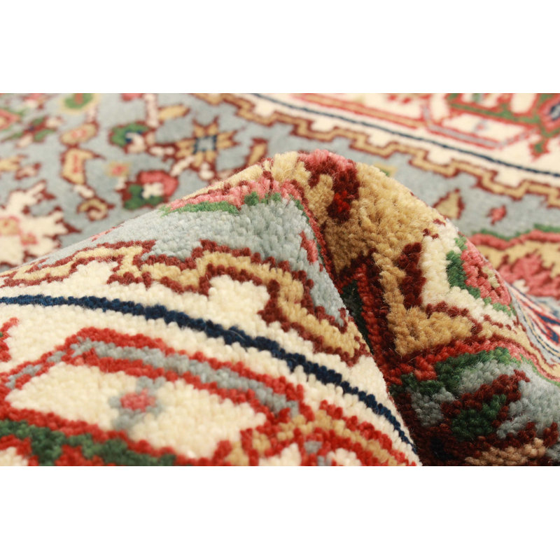 Tapis bleu clair Serapi Heritage 2 pi 5 po x 19 pi 8 po
