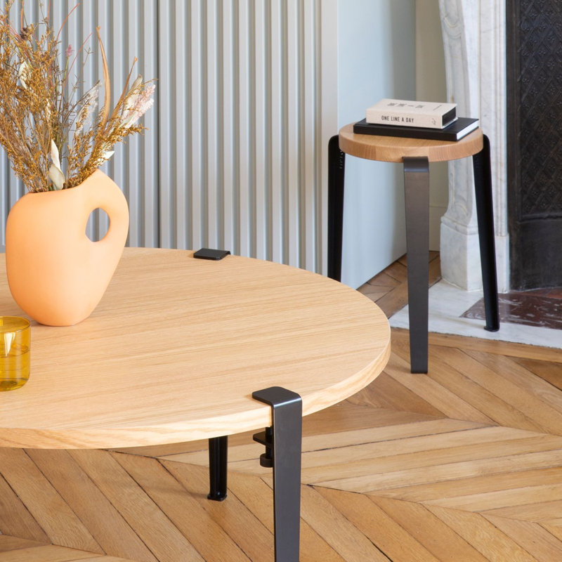 Lou Stool, Graphite Black
