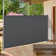 Dakota Fields 300cm W x 9cm D Polyester Cover Retractable Freestanding Awning