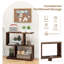 Brenae Geometric Bookcase-650465199