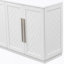 Buffet avec 4 portes et grande armoire de rangement avec tablettes réglables