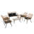 Cuesta Rattan Sofa Seating Group with Cushions-643640106-643672670