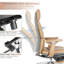 Chaise de bureau rotative réglable avec repose-pieds-1289959210-1289959211