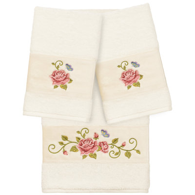 Rebecca 3 Piece Turkish Cotton Towel Set