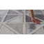Tapis d'intérieur à motif géométrique gris crème.-1014529539
