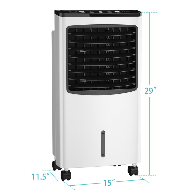 3-in-1 Portable Evaporative Air Conditioner Cooler with Remote