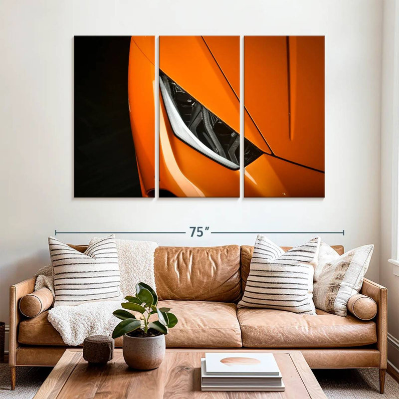 Mehar Car Headlights Close Up, 42" H x 65" W