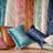 Felicia Crushed Velvet Quilted Duvet Set with Throw Pillow-742289623-742289618