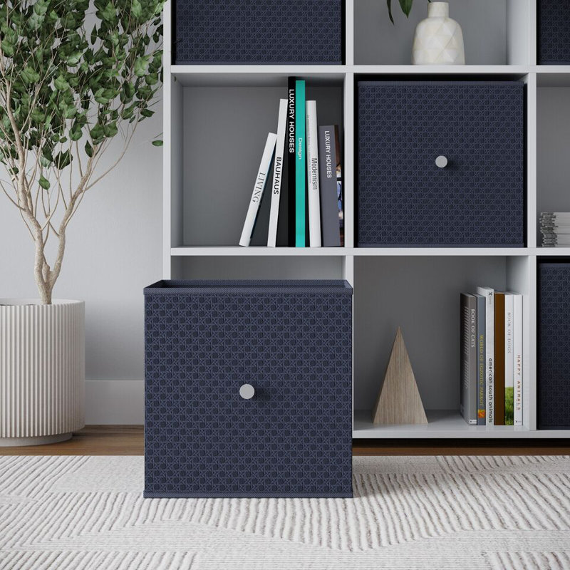 Decorative Basket, Navy Blue