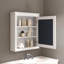 Armoire de rangement murale 24 po x 27 po avec miroir-2047233315