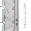 Dalle de porte intérieure en bois manufacturé massif Louver-93912969-93912991