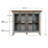 Dodge Lupita 4 Glass Door Sideboard