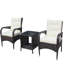 Ensemble de mobilier d'extérieur élégant avec coussins