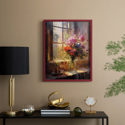 Reproduction encadrée FLORAL Series DCCL XXVII - bois massif