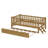 Platform Bed With Guardrail And Trundle-1595117866