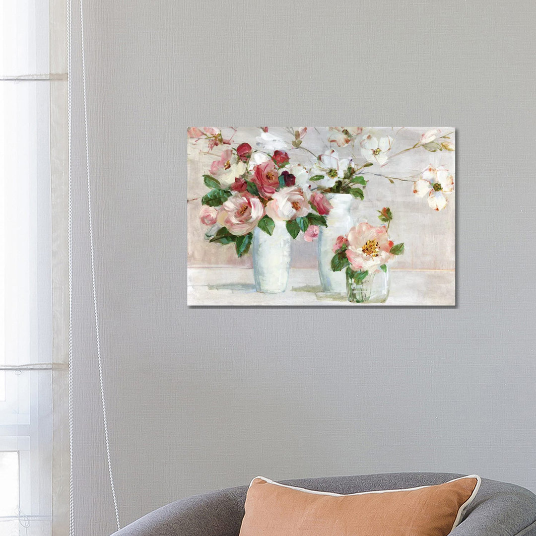 Shades Of Blush von Sally Swatland - Galerie-Giclée auf Leinwand