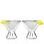 Verres à martini à double paroi