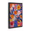 Cadre flottant à motif floral fantaisiste, design par LSR Creative Studio-668496444-668496447